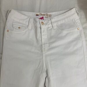 Shape Up Jeans Levanta Cola White Skinny Jeans Colombianos, BBL Jeans